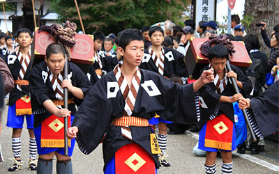 出石お城まつり　こども大名行列